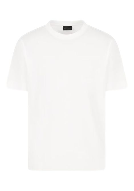 T-SHIRT IN JERSEY CON LOGO JACQUARD EMPORIO ARMANI | T-shirt | EM000943 AF10762F0084